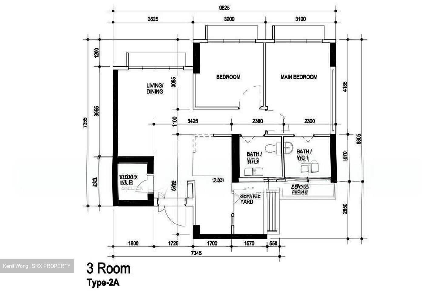 Blk 108A Alkaff Oasis (Toa Payoh), HDB 3 Rooms #628412741